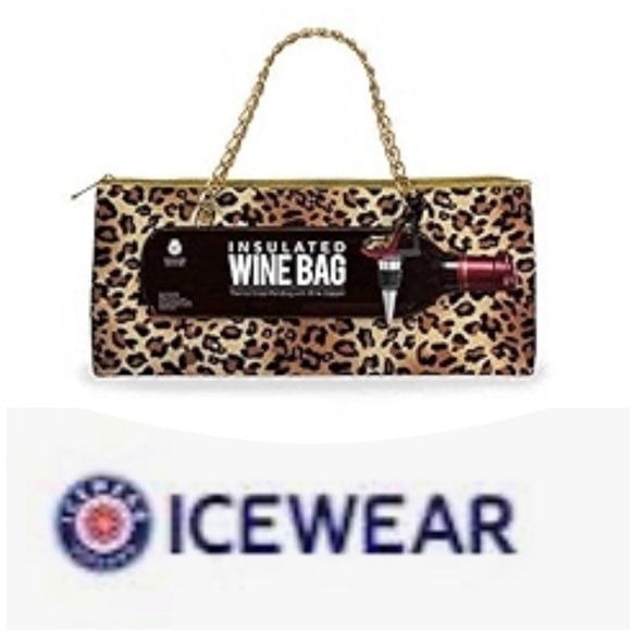 ICE WEAR Insulated Wine Sequined Clutch Bag - Picture 1 of 12